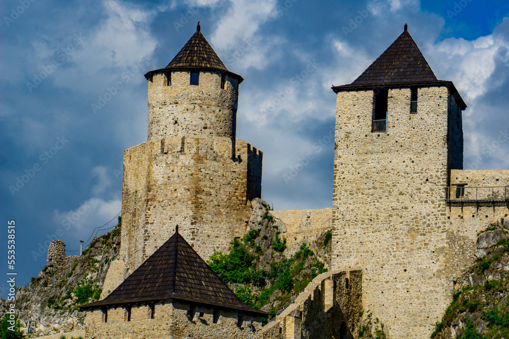 Medieval fortress in Golubac, Serbia