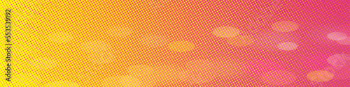 Panorama yellow gradient background, modern panoramic design suitable for Ads, Posters, Banners, and Creative gaphic works