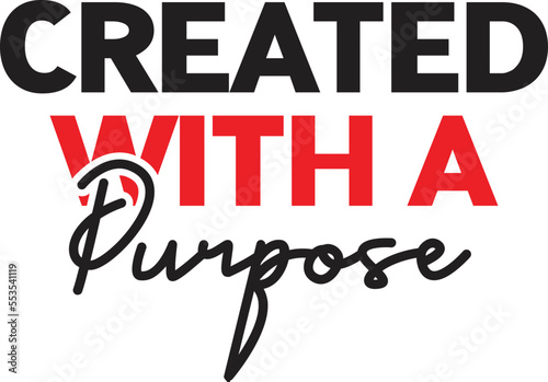 Created with a purpose SVG