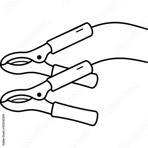 Solar panel battery clamps