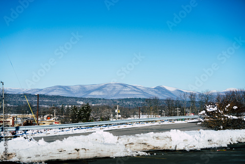 Mountains during Winter