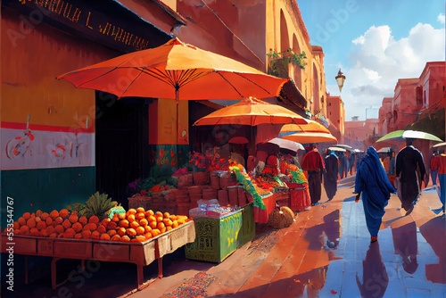 Streets of Marakesh photo