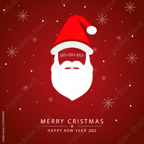 realistic Santa Claus Christmas mask
