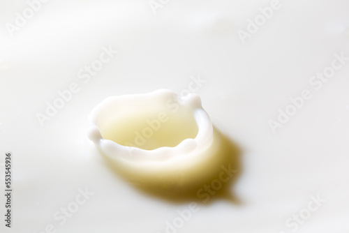macro milk drop texture,milk or white liquid splash with circle ripple