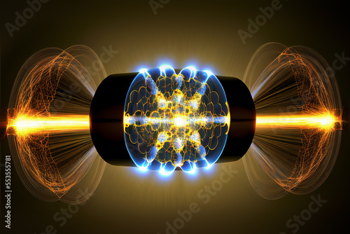 nuclear fusion to generate unlimited energy photo