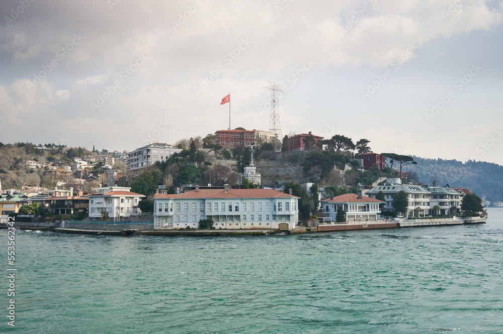 Old Istanbul houses on hill