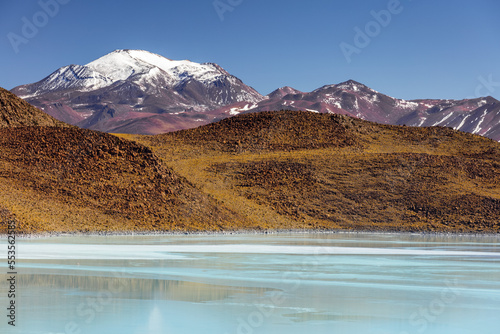 Laguna Celeste, Altiplano landscape; Potosi, Bolivia photo