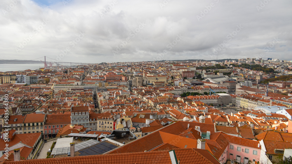 Lisbonne vue du château de Saint-Georges