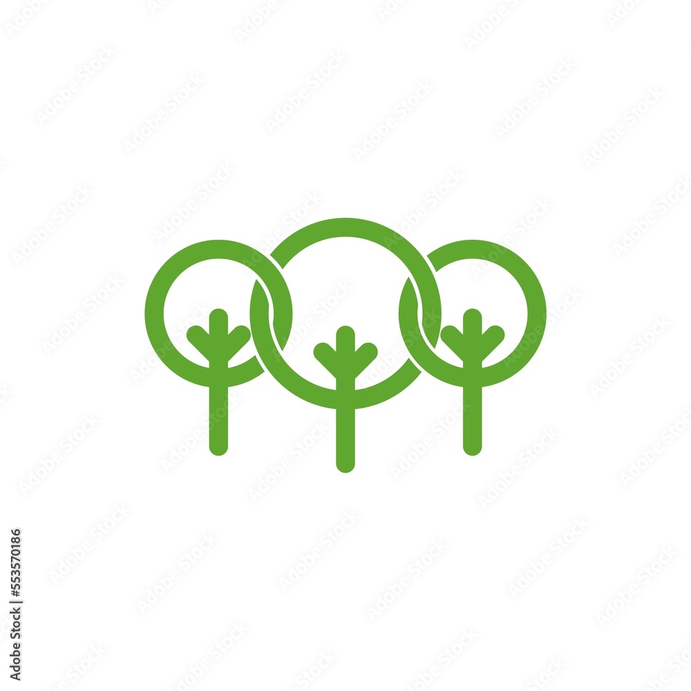 Eco logo green nature icon Eco logo green nature icon