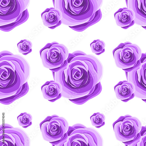 luxurious rose seamless pattern on a vector for wallpaper   decoration   design  paper   postcard   greeting card
