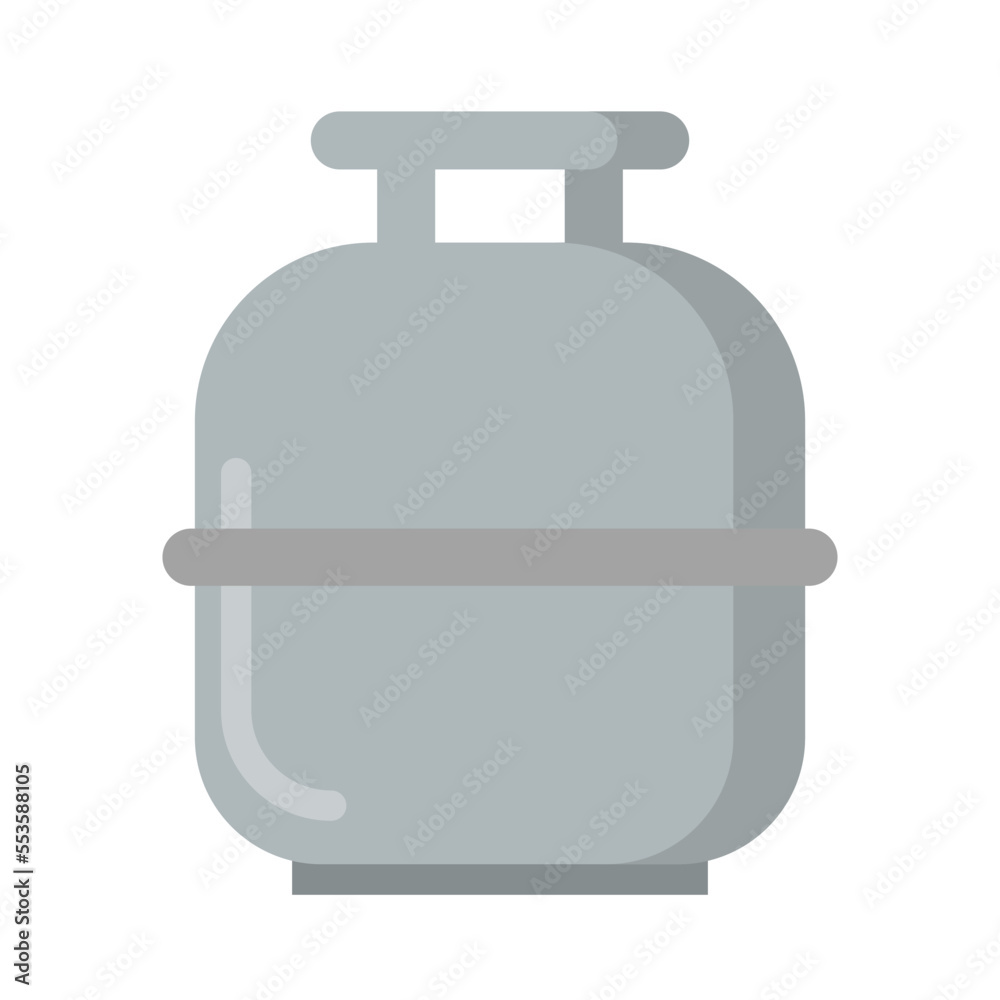 Small propane gas cylinder icon. Gas fuel icon. Vector. Small propane gas cylinder icon. Gas fuel icon. Vector.