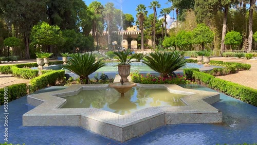 Jnan Sbil garden in the old town of Fez photo
