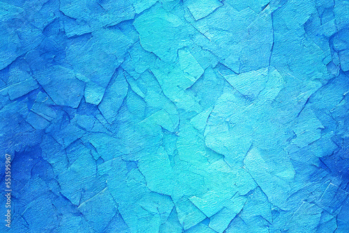 Vertical shot of blue painted abstract background Generative AI