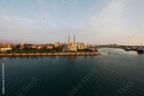 Stadt Suez am Eingang zum Kanal