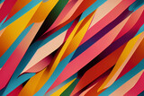 Vertical shot of dynamic colorful shaped abstract background  Generative AI