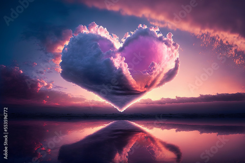 Cloud of love. Air clouds i...