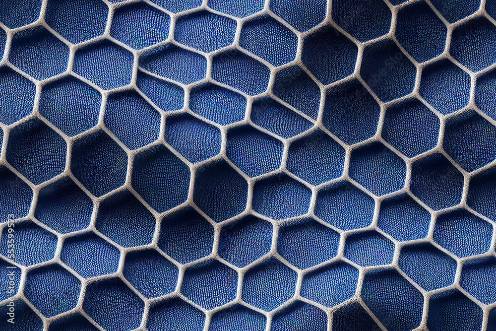 close up shot of blue sport fabric abstract background Generative AI close up shot of blue sport fabric abstract background Generative AI