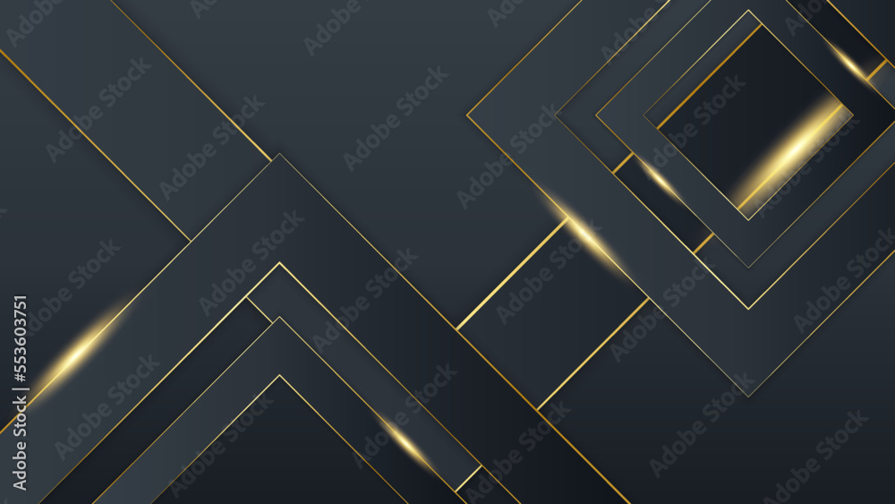 Luxury black and gold background Luxury black and gold background