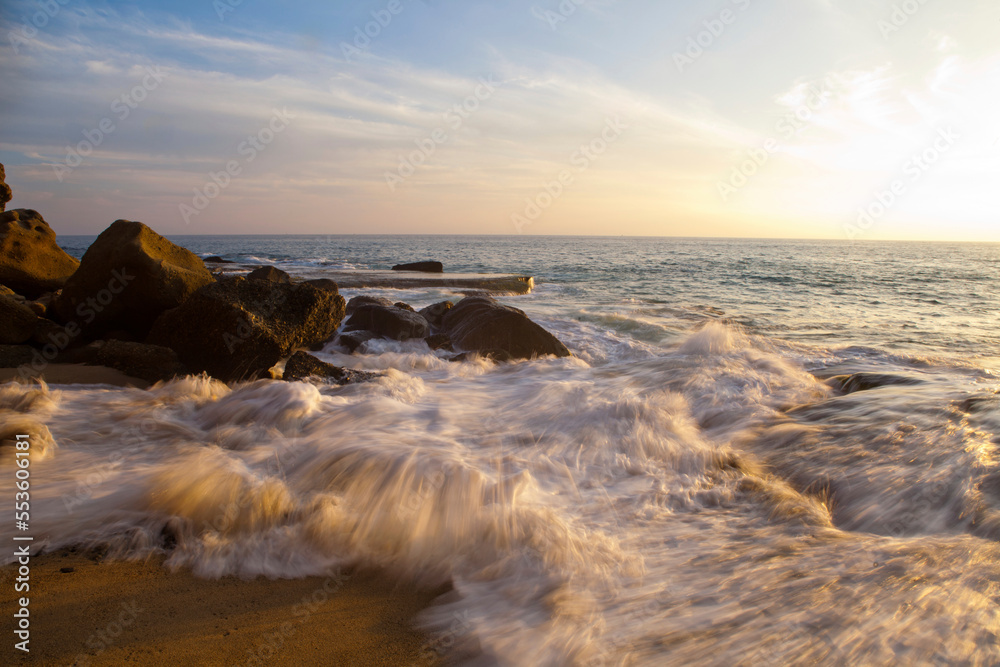 Laguna beach shore break and waves. Laguna beach shore break and waves.