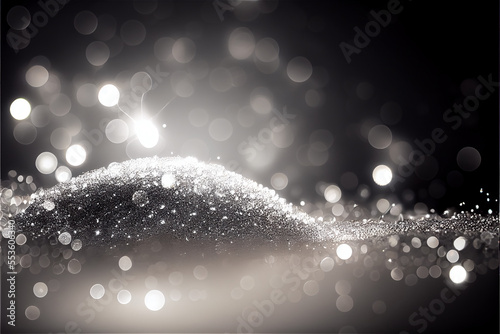 silver glitter background s...
