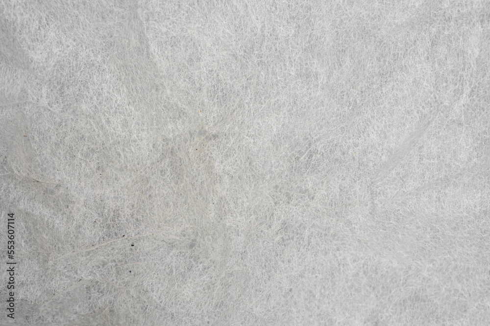 Naklejka premium loseup of fabric fibers, detailed seamless texture of white fluffy fabric, pile