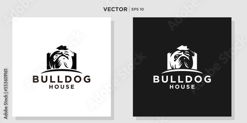 dog house vector design template