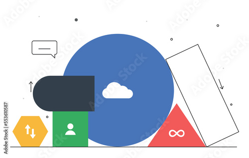 Abstract cloud data set