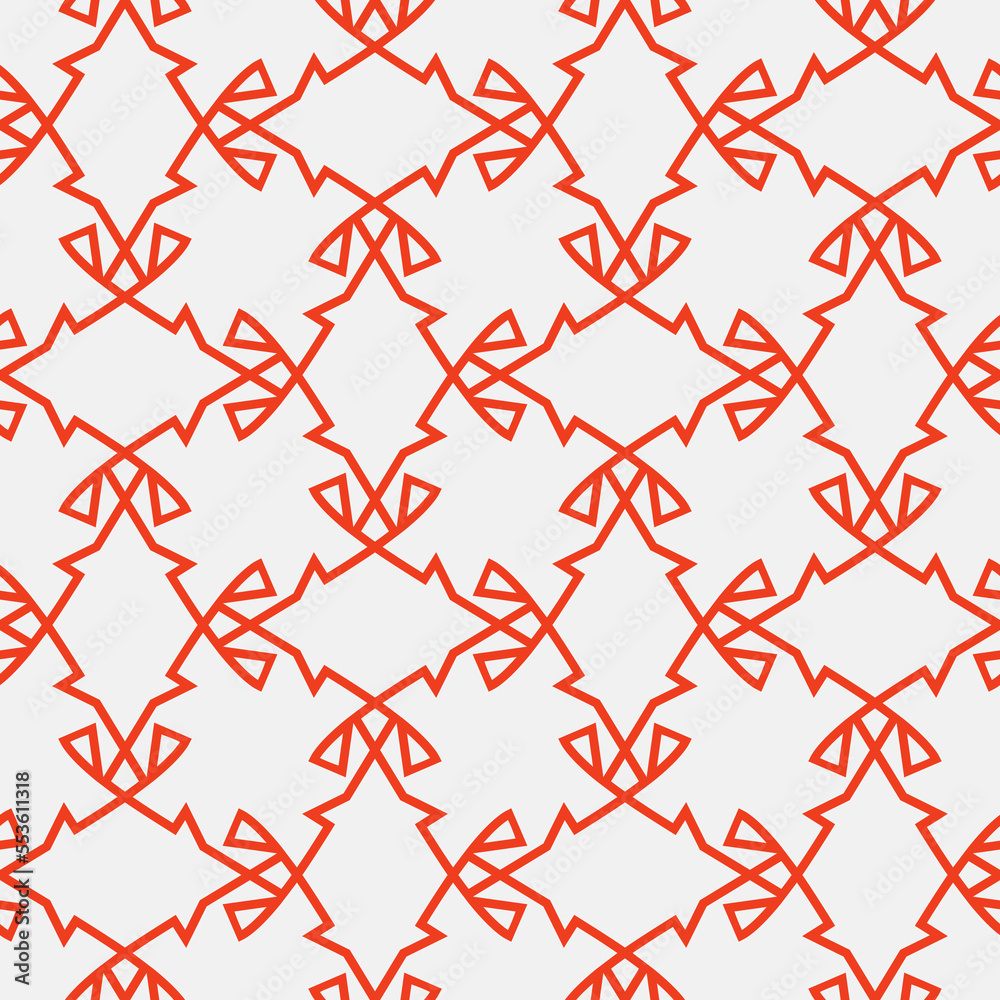 Bright seamless pattern with geometric ornament. Bright seamless pattern with geometric ornament.