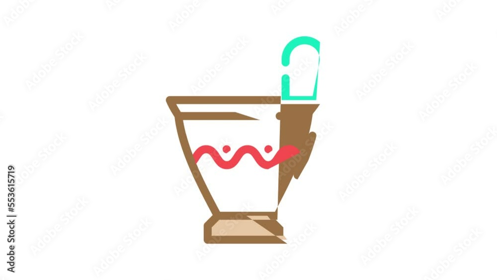 antique clay crockery color icon animation antique clay crockery color icon animation