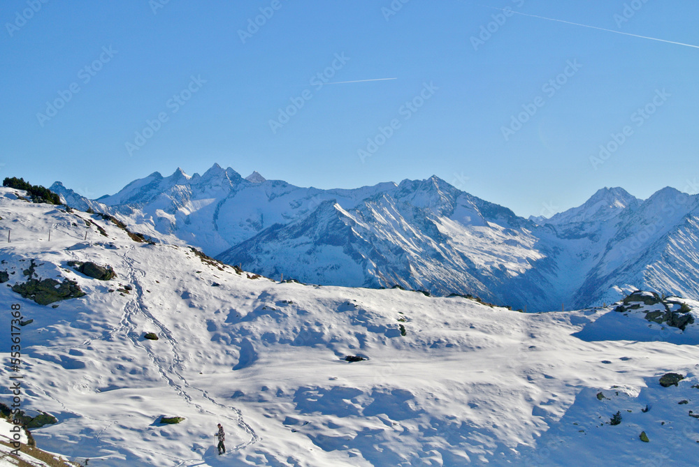 Naklejka premium Mountain