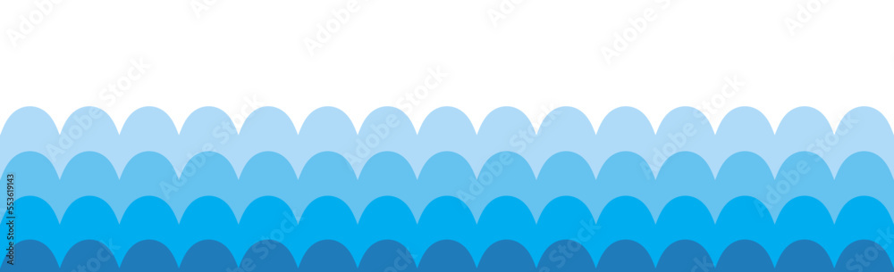 Water wave design on white background. Curved water wave pattern for backdrop and wallpaper template. Curved lines with repeat stripes texture. Abstract water wave background, vector illustration Water wave design on white background. Curved water wave pattern for backdrop and wallpaper template. Curved lines with repeat stripes texture. Abstract water wave background, vector illustration