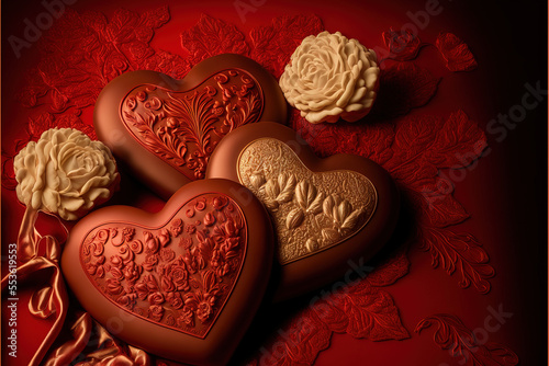 Chocolate Hearts  perfect for Valentine s Day and other romantic occasions.