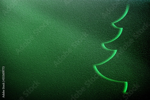 Beautiful holiday Christmas tree decoration