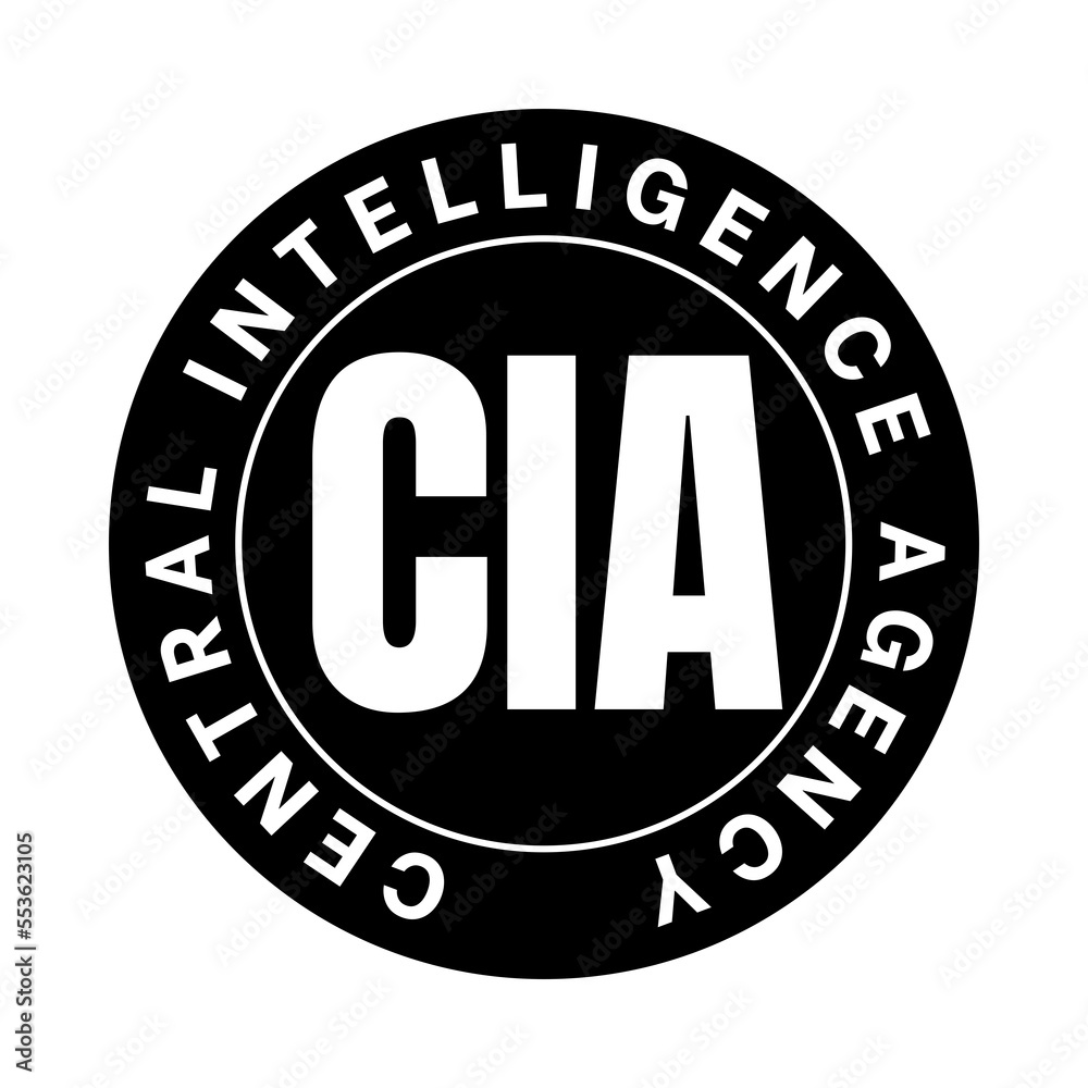 CIA central intelligence agency symbol icon