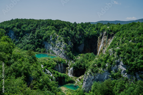 Landscape with natural pools and waterfalls © Furrowphotography