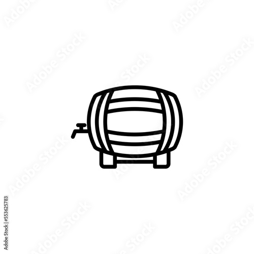 barrel beer icon vector design templates
