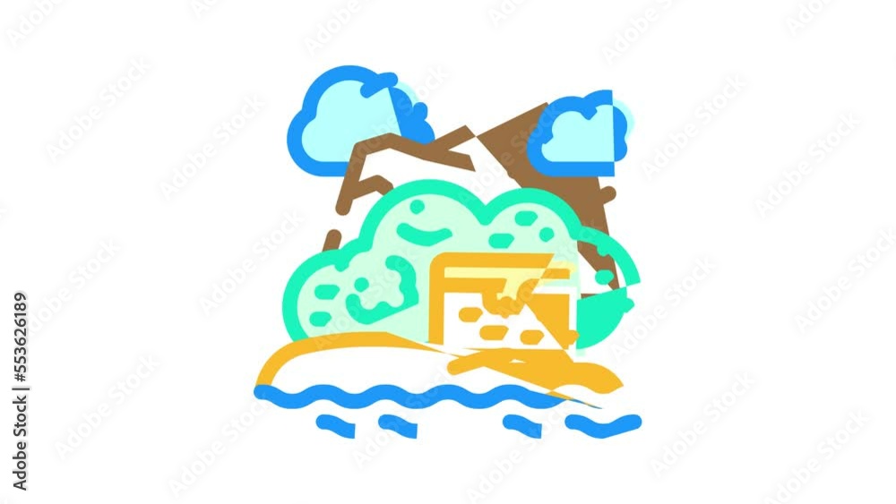 treasure island color icon animation treasure island color icon animation