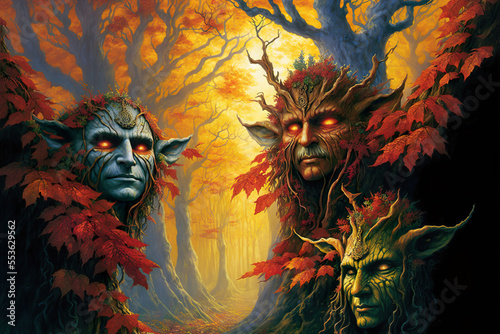 The pagan gods of autumn.
