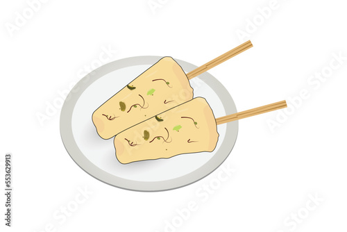 Indian Traditional Kulfi vector design.