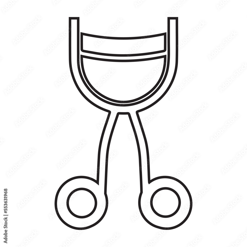 Beauty, curler, eye icon Beauty, curler, eye icon