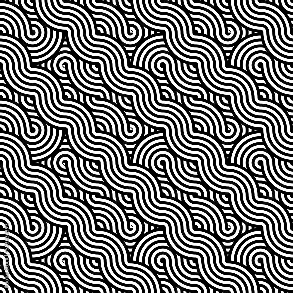 Seamless Wave Vector 1920s Art Texture. Continuous Line Graphic Gatsby Texture Pattern. Repetitive Decorative 20s Deco Pattern. stock illustration
1920-1929, Abstract, Art, Art Deco, Backgrounds