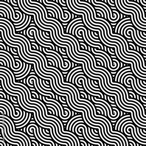 Seamless Wave Vector 1920s Art Texture. Continuous Line Graphic Gatsby Texture Pattern. Repetitive Decorative 20s Deco Pattern. stock illustration
1920-1929, Abstract, Art, Art Deco, Backgrounds