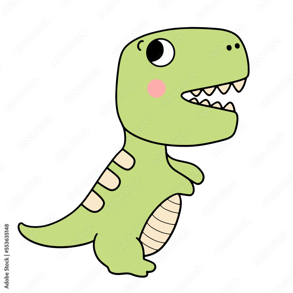 Fototapeta premium cute dinosaur 