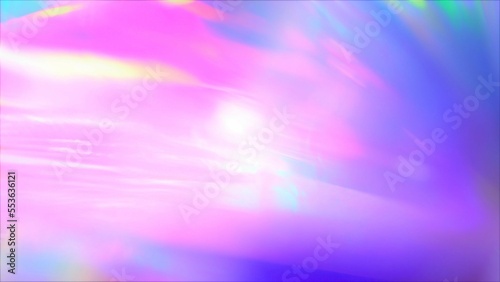 Prism shine. Vibrant pastels in pink and purple. Abstract rainbow background. Kaleidoscope of colors