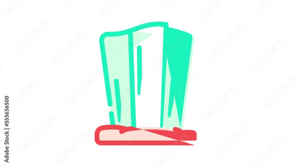 fan hat funny accessory color icon animation