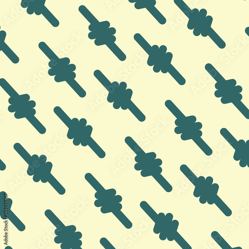 repeated rope ties simple flat pattern design. well use as wallpaper or decoration