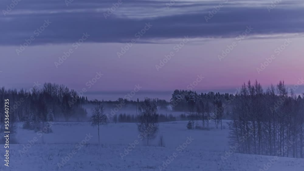 Sunrise Timelapse in The Snow Sunrise Timelapse in The Snow