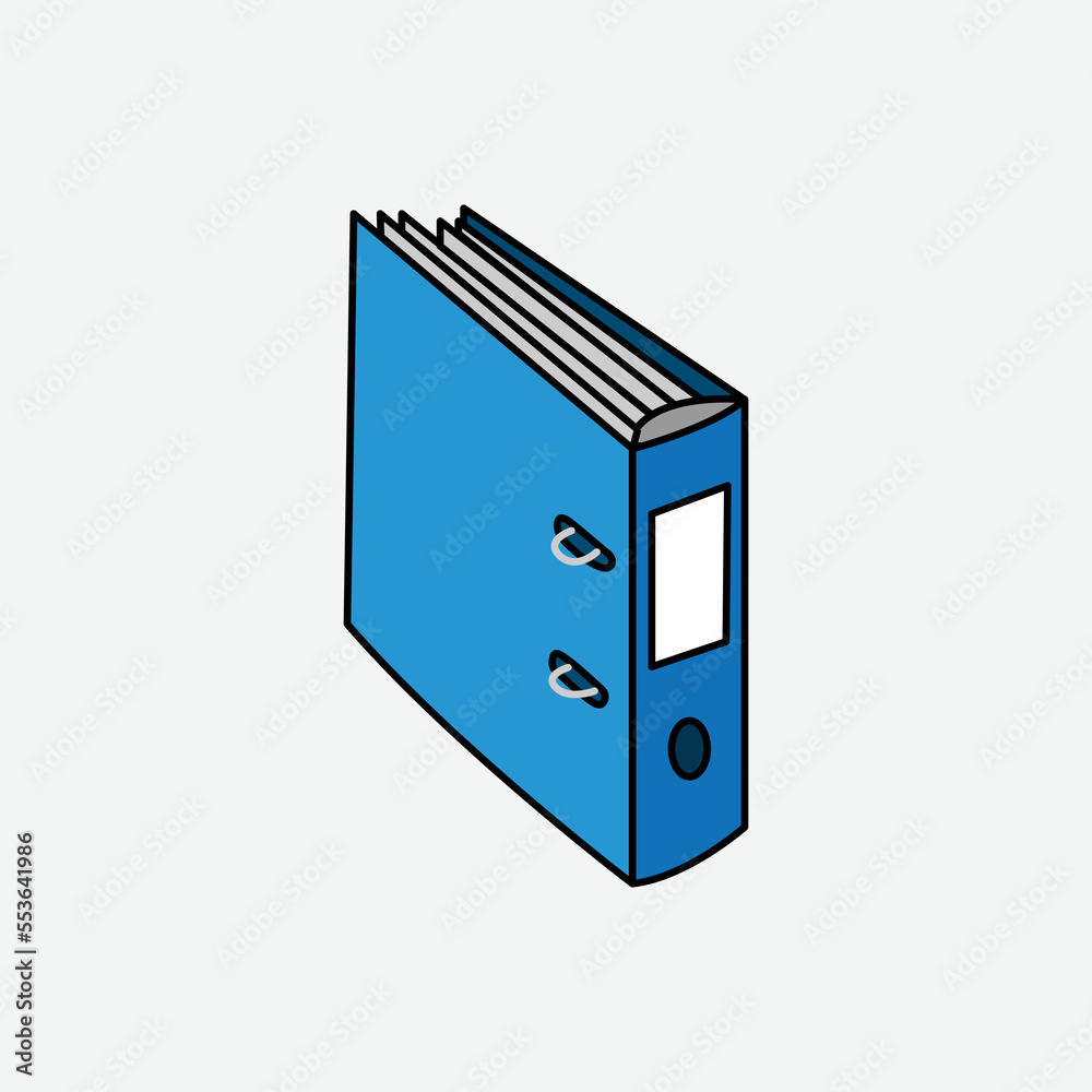 File Icon, Office Concept, Flat Style. - Vector File Icon, Office Concept, Flat Style. - Vector