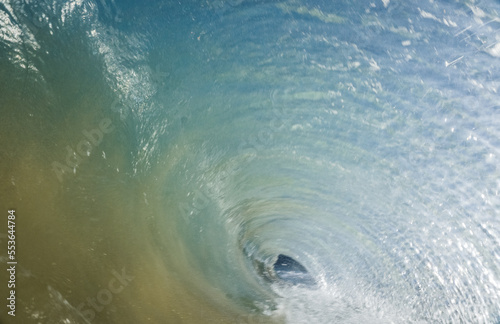 In a wave photo