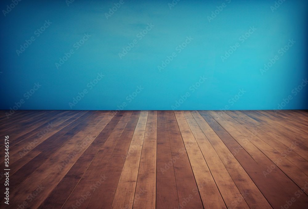 Brown wooden floor wall paneling